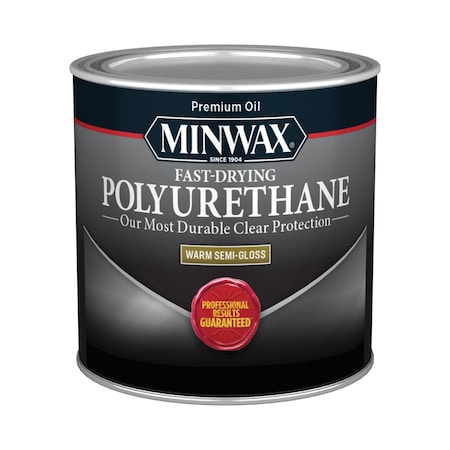 Minwax Minwax Semi-Gloss Clear Oil-Based Fast-Drying Polyurethane 0.5 pt 230054444
